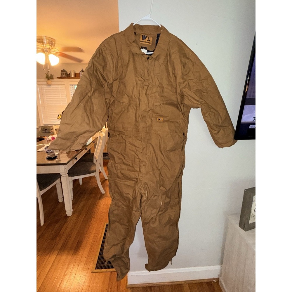 wells lamont coveralls size Large Blanket‎ Quilted Lined Work Construction